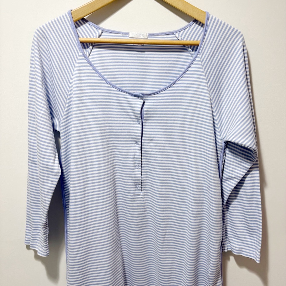 Striped Blue Nightgown - Picture 8 of 14
